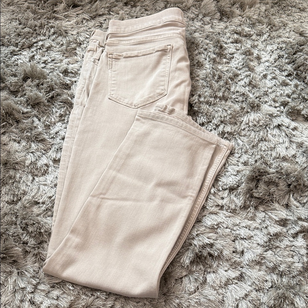 PAIGE Men’s Beige Straight Leg Jeans